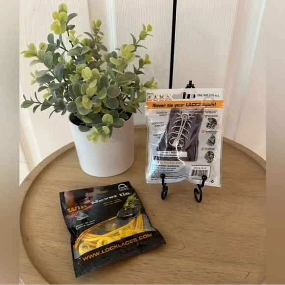 LOCK LACES ~ Elastic shoelaces quick release for tennis hiking running shoes - Picture 6 of 7